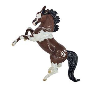 Breyer Custom Rearing Arabian Bay Pinto Overo Stablemate Horse CM Signed JS